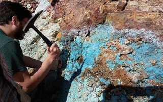 Ore minerals in Juncos